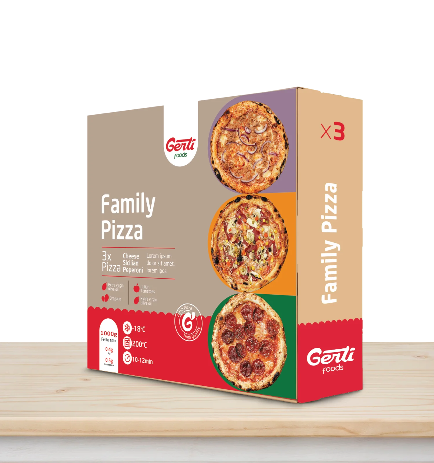 Gemischte Börek-Familienpackung (4 Stück)